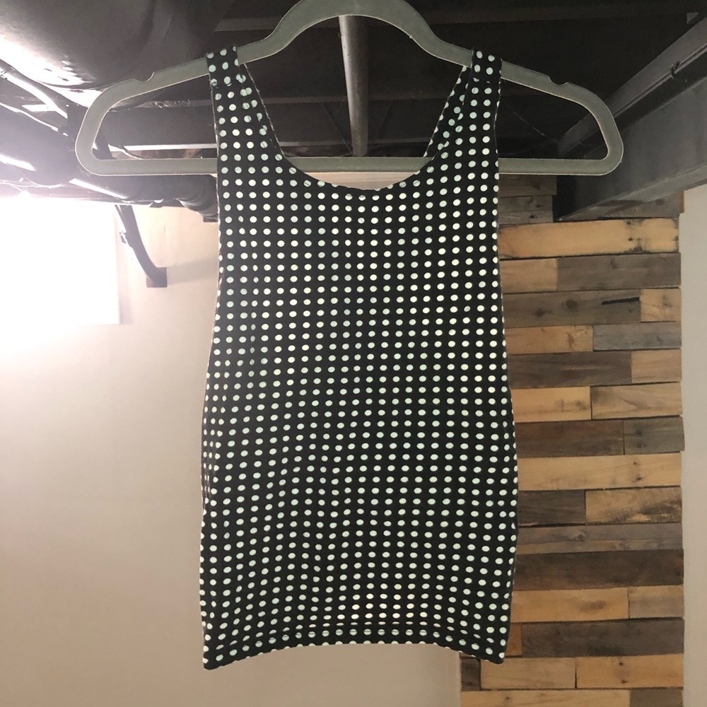Polka dot crop top